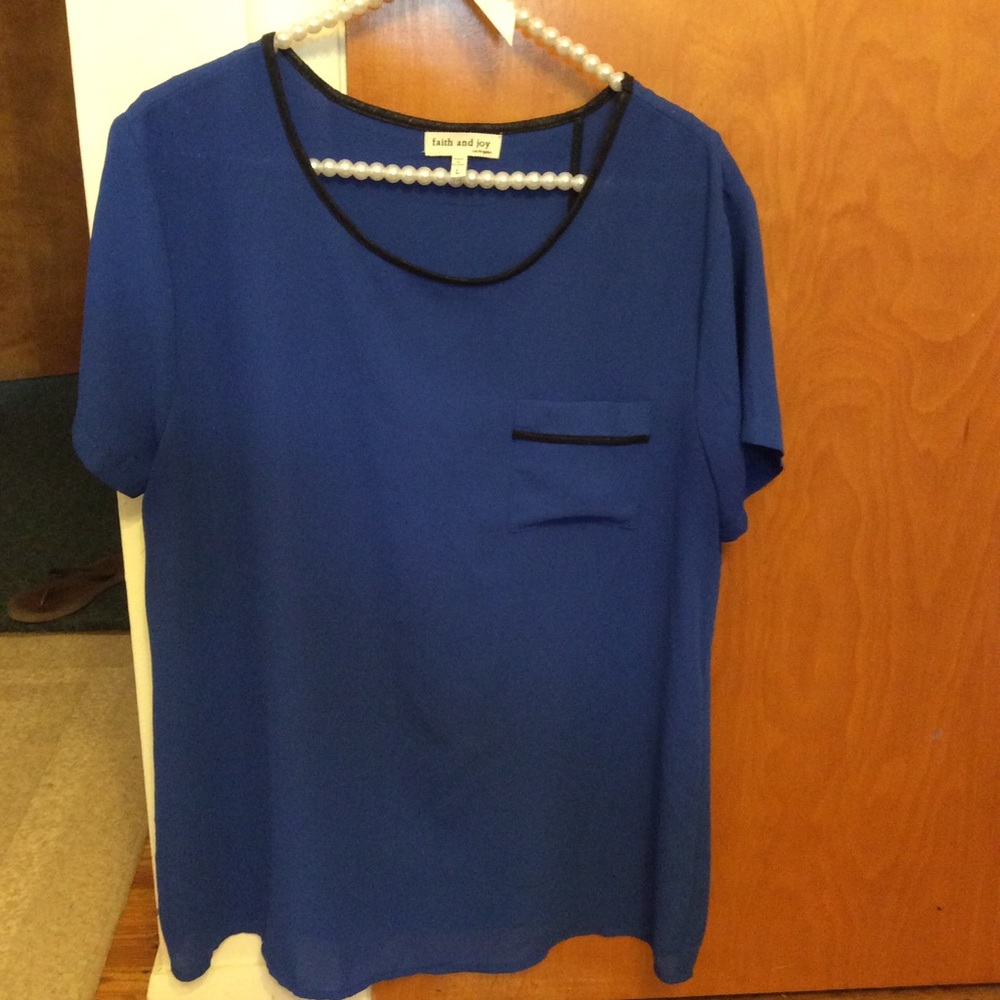 Beautiful blouse Faith and joy